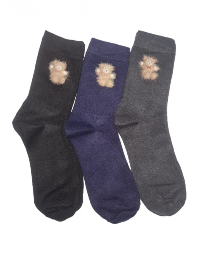 Set de 3 sosete de lana, pentru dama